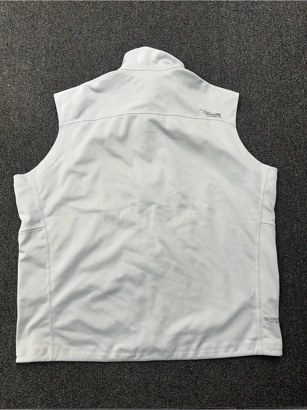 Sitka Jetstream Gore-Tex Infinium Vest Men 2XL Grey Full Zip Hunting Outdoors